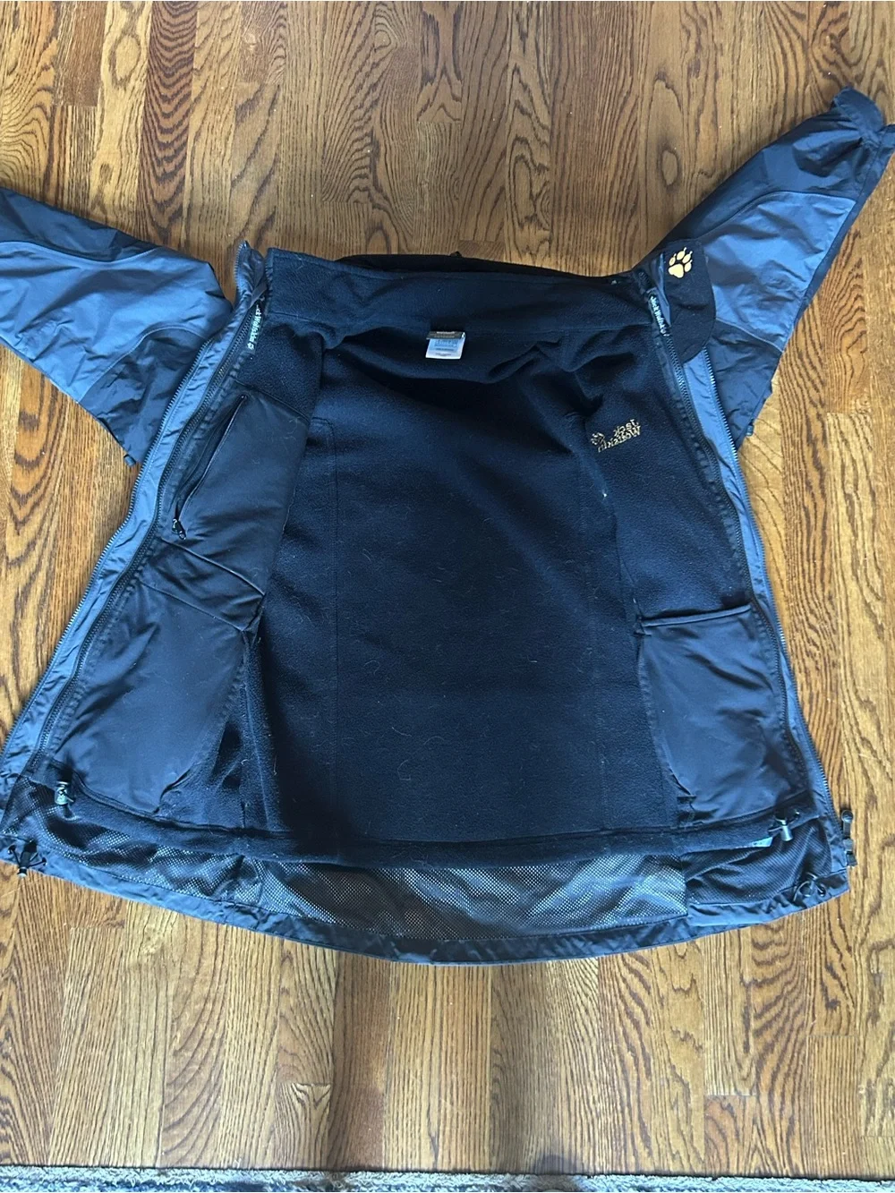 Jack Wolfskin Texapore 3-in-1 Waterproof Jacket Men’s Medium Zip-In Fleece